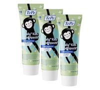 Dentifrice TePe Daily Kids, parfum menthe douce, 0-6 ans, dentifrice au fluor pour un usage quotidien, prévention des caries, taux de fluor adapté à l'âge. (Lot de 3)
