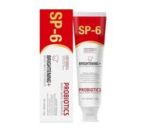 Dentifrice ultra blanchissant -6 | Dentifrice aux probiotiques 6 pour un nettoyage doux en profondeur | Dentifrice blanchissant haleine fraîche à la menthe | Dentifrice blanchissant les dents