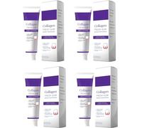 Dentifrice violet au collagène, dentifrice doux pour un soin bucco-dentaire naturel, au bicarbonate de soude et à la gomme de cellulose, pour une sensation de fraîcheur, idéal au quotidien.