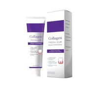 Dentifrice violet au collagène, dentifrice doux pour un soin bucco-dentaire naturel, au bicarbonate de soude et à la gomme de cellulose, pour une sensation de fraîcheur, idéal au quotidien.