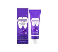 Dentifrice Violet Blanchissant, Soin Dentaire Correcteur de Couleur et Anti-Taches, Formule Douce pour Dents Sensibles, Nettoie en Profondeur et Rafraîchit l'Haleine (1)