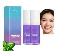dentifrice violet pour le blanchiment des dents - Deep stain remover Toothpas/Te pour les dents sensibles, blanchiment dentifrice de menthe pour les adultes, adapté au fumeur (2)