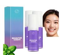 dentifrice violet pour le blanchiment des dents - Deep stain remover Toothpas/Te pour les dents sensibles, blanchiment dentifrice de menthe pour les adultes, adapté au fumeur (3)