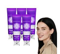 Dentifrice violet pour le blanchiment des dents - Dentifrice blanchissant pour les dents - Détachant en profondeur pour les taches de café et de thé - Convient aux dents sensibles, 100g (5 pièces)