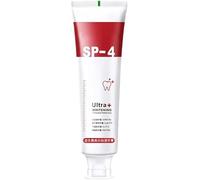 Dentifrice Yayashi SP-4, Crème dentifrice éclaircissant et détachant All Smiles, dentifrice blanchissant pour les dents, haleine fraîche naturelle (Rouge)