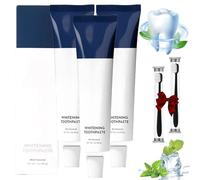 Dentifrice Zealburst, Blanchiment Des Dents Zealburst, Dentifrice Blanchissant À L'hydroxyapatite Zealburst, Répare Les Dents Et Rafraîchit L'haleine (3 pièces)