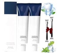 Dentifrice Zealburst, Blanchiment Des Dents Zealburst, Dentifrice Blanchissant À L'hydroxyapatite Zealburst, Répare Les Dents Et Rafraîchit L'haleine (2 pièces)
