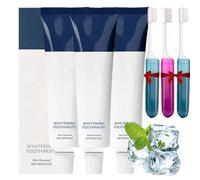 Dentifrice Zealburst,Dentifrice Blanchiment Des Dents Sans Fluor Hydroxyapatite Avec Huile De Noix De Coco Et Le Xylitol,Soin Complet, Dents Fortes,RafraîChit L'Haleine (Même taille (Z), 3 pièces)