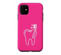 Dentiste Bureau Brosse à Dents Hygiéniste Dentaire Coque pour iPhone 11