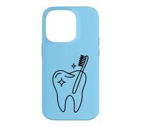Dentiste Bureau Brosse à Dents Hygiéniste Dentaire Coque pour iPhone 14 Pro