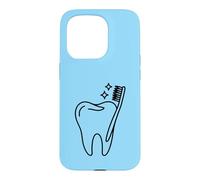 Dentiste Bureau Brosse à Dents Hygiéniste Dentaire Coque pour iPhone 15 Pro