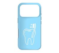 Dentiste Bureau Brosse à Dents Hygiéniste Dentaire Coque pour iPhone 17 Pro