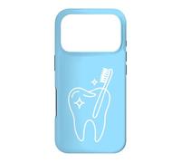 Dentiste Bureau Brosse à Dents Hygiéniste Dentaire Coque pour iPhone 17 Pro