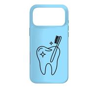 Dentiste Bureau Brosse à Dents Hygiéniste Dentaire Coque pour iPhone 17 Pro Max