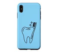 Dentiste Bureau Brosse à Dents Hygiéniste Dentaire Coque pour iPhone XS Max