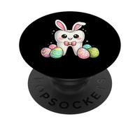 Dentiste de Lapin Mignon Printemps Pâques dentisterie PopSockets PopGrip Adhésif