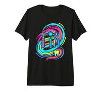 Dentiste Hygiénistes Dentaires Retrowave T-Shirt Haut de Gamme