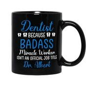 Dentiste Parce Que Faiseur De Miracles Badass Tasse À Café Durable Tasse À Thé Céramique Mug Cadeaux Fantaisie Pour Anniversaire Noël Collègue 330ml