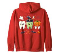 Dentiste Trick Or Dents Halloween Mignon Dents Dentaires Halloween Sweat à Capuche