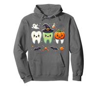 Dentiste Trick Or Dents Halloween Mignon Dents Dentaires Halloween Sweat à Capuche