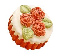 Dentitude de hamster nain : jouets naturels en forme de gâteau en forme de gâteau pour les dents | Jouets de mastication naturels pour animaux de compagnie, lapin, dents de lapin, paire