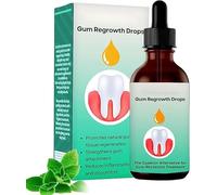Dentizen Gum Regrowth Drops, Natural G-um Restore Plus Liquid Drops Mouthwash,D-entizen Gum Therapy Gel,Dentizen Drop,G-um Regrowth for Receding Gums Promotes Good Breath (1)