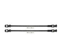 D'entraînement Arbre pour LCG Rig Sportys pour Scalers Gspeed pour Capra pour SCX10 Pro pour Element DIY 1/10 RC Crawler Arbre À Cardan en Acier Inoxydable 68-229 Mm CVD(Black,2PCS)