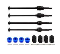D'entraînement Arbre pour Traxxas pour Slash pour Rustler pour Stampede pour Hoss pour VXL 1/10 RC Car Upgrades Parts 4X4 2WD 4PCS Acier Avant Arrière Arbre Transmission CVD(Front and Rear)