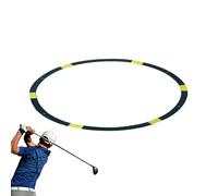 d'entraînement de golf - Cercles indicateurs d'entraînement à l'écaillage - Charnière à coudre - Équipement de terrain de golf pour lancer ou balancer
