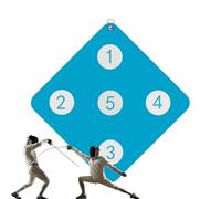 d'entraînement pour - Design compact mural, planche d'entraînement durable, ensemble de cinq buls-eyes, outil d'exercice pour la maison | Équipement d'entraînement de gym d'intérieur