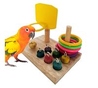 d'entraînement pour oiseaux - Gymnastique cérébrale interactive pour perruches - Jouet d'entraînement d'intelligence pour perroquets - Cochenilles, pinsons, perruches, canaris, cardinaux
