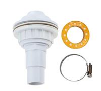 d'entrée 14 cm, de remplissage pour piscine avec embout de tuyau 38/32 mm, de remplissage standard, de piscine, tête de réglable, raccord de tuyau de 32 mm et 38 mm I 14 cm de