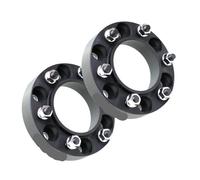 D'entretoise Roue Entretoises Adaptateur d'entretoise de roue en aluminium pour King pour Kong 2 pièces 6 x 139,7/100,1/12 x 1,5(2PCS Black 35mm)