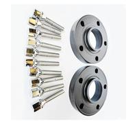 D'entretoise Roue Entretoises Entretoise de roue 20 mm 5 x 112 mm avec goujons de roue coniques M14 x 1,25 centriques 66,6 mm pour cabriolet(20mm Silver spacer)
