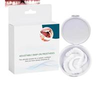 Dents ayyecoeeye, prothèse à boucle réglable, aligneurs de dents invisibles, prothèses en silicone ultra-minces et d'apparence naturelle pour hommes et femmes (1 PCS)