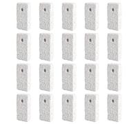 Dents de Animaux de Compagnie broyant la Pierre Hamster Naturel piqûres Lave Lave Bloc Calcium maillez Jouets pour Petit Animal Chinchilla 20pcs Hamster Maille