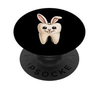 Dents de Lapin Mignon Dentiste dentisterie Printemps Pâques PopSockets PopGrip Adhésif