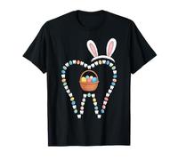 Dents de Pâques Oreilles de Lapin Dents Mignonnes Dentiste Assistant Dentaire T-Shirt
