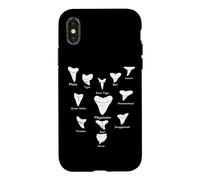 Dents de Requin Espèces Types de Requins Biologie Collecteur de Dents Coque pour iPhone X/XS