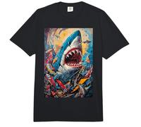 Dents de Requin Océan Apex Jaws Predator Comfort Colors Adult Heavyweight T-Shirt