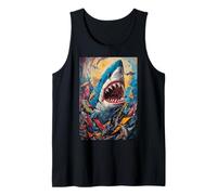 Dents de Requin Océan Apex Jaws Predator Débardeur