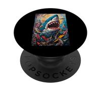 Dents de Requin Océan Apex Jaws Predator PopSockets PopGrip Adhésif