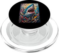 Dents de Requin Océan Apex Jaws Predator PopSockets PopGrip pour MagSafe