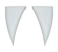 Dents de Vampire de Voiture - Décoration d'halloween pour Voitures, camions, VUS | de Vampire 3D | Support de Grille | Accessoire de véhicule Effrayant | ABS étanche et résistant à la