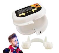 Dents de vampire pour adulte, crocs de vampire rétractables réalistes | Accessoires effrayants pour jeux de rôle, événements à thème, scène, carnaval, cosplay, performance