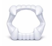 Dents de vampire pour enfants - Dentier de vampire - Adapté aux enfants - Stable et sans danger - Dentier Dracula Vampire à clipser - Halloween et carnaval