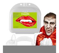 Dents d'Halloween, faux crocs, crocs de vampire rétractables pour cosplay, maquillage, maisons hantées, productions théâtrales, conventions d'horreur