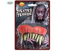 Dents D'horreur Vampire Avec Pâte Termoplastique Rouge G