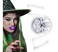 Dents lumineuses, embout buccal à LED clignotant, gadget lumineux à DEL multicolore, fournitures de fête d'Halloween, sacs à friandises pour fête à thème, jeu de rôle