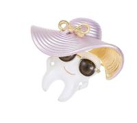 Dents uniques en alliage léger épingle à dents spay ol fente finition complète dette absidienne pour les jours de la veine ou de la couleur tenues uniques Dents émail Pin pour cadeaux, taille unique